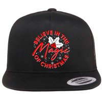 Believe In The Magic Of Christmas Flatbill Hat