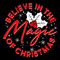 Believe In The Magic Of Christmas Flatbill Hat