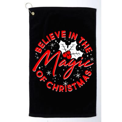 Believe In The Magic Of Christmas Platinum Collection Golf Towel