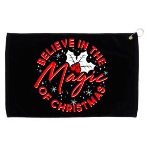 Believe In The Magic Of Christmas Grommeted Golf Towel