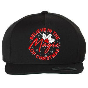 Believe In The Magic Of Christmas Wool Snapback Cap