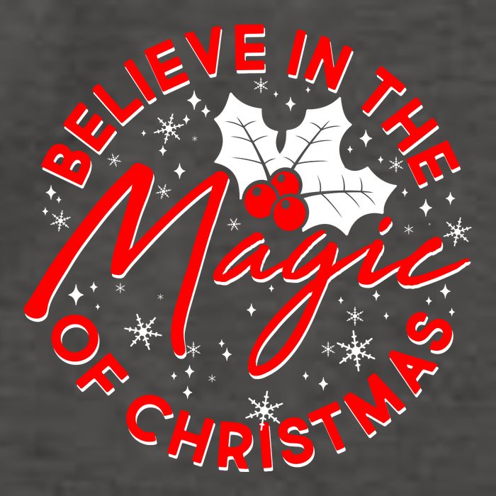 Believe In The Magic Of Christmas Vector Backpack