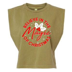 Believe In The Magic Of Christmas Garment-Dyed Women's Muscle Tee