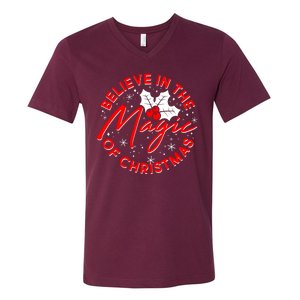 Believe In The Magic Of Christmas V-Neck T-Shirt