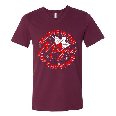 Believe In The Magic Of Christmas V-Neck T-Shirt