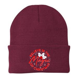 Believe In The Magic Of Christmas Knit Cap Winter Beanie