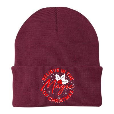 Believe In The Magic Of Christmas Knit Cap Winter Beanie