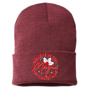 Believe In The Magic Of Christmas Sustainable Knit Beanie