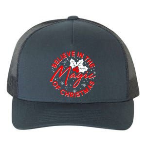 Believe In The Magic Of Christmas Yupoong Adult 5-Panel Trucker Hat