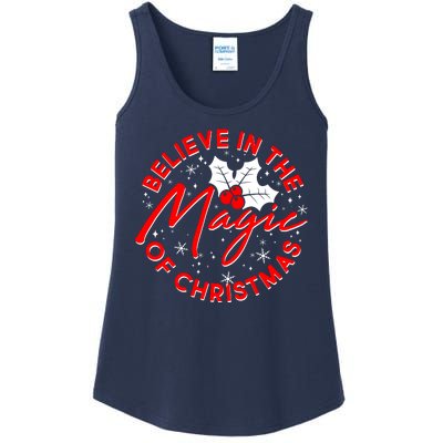 Believe In The Magic Of Christmas Ladies Essential Tank