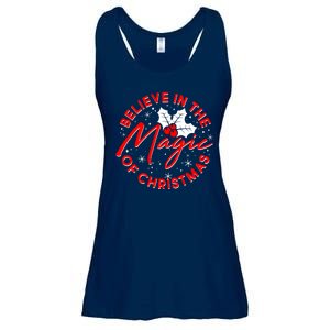 Believe In The Magic Of Christmas Ladies Essential Flowy Tank