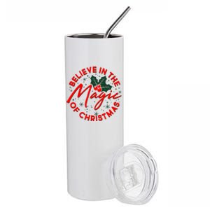 Believe In The Magic Of Christmas Stainless Steel Tumbler