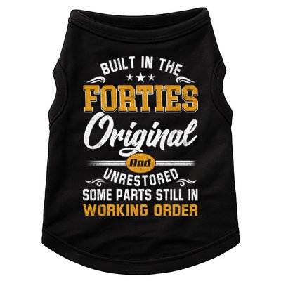 Built In The Forties Original Unrestored Vintage 40s Birthday Doggie Tank