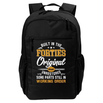 Built In The Forties Original Unrestored Vintage 40s Birthday Backpack