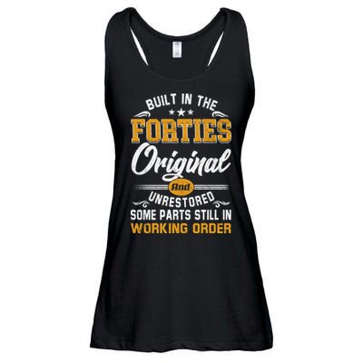 Built In The Forties Original Unrestored Vintage 40s Birthday Ladies Essential Flowy Tank
