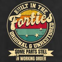 Built In The Forties Original Unrestored 40th Birthday  Beanie