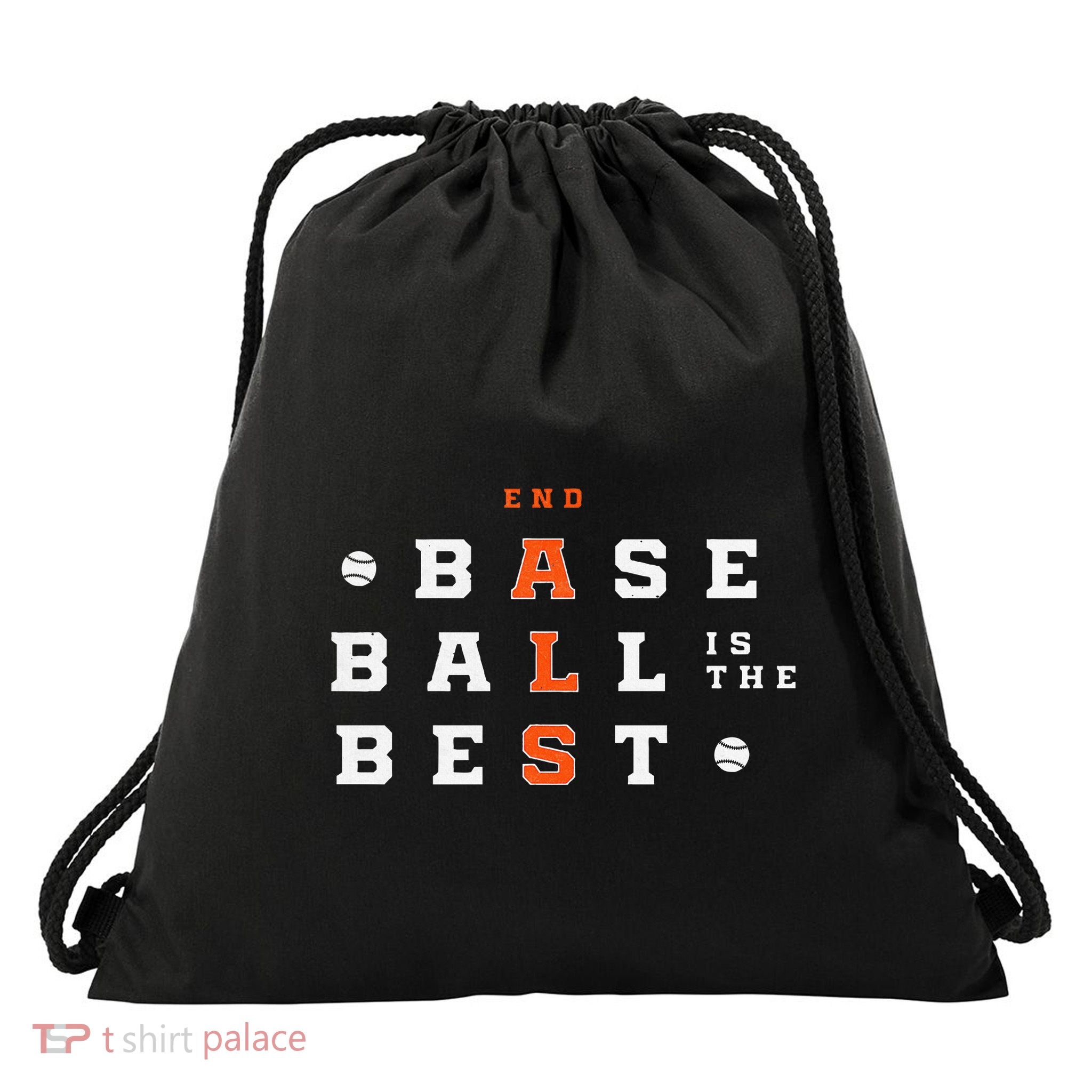 Baseball Is The Best End Als Drawstring Bag