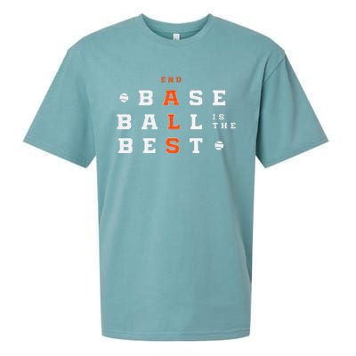 Baseball Is The Best End Als Sueded Cloud Jersey T-Shirt