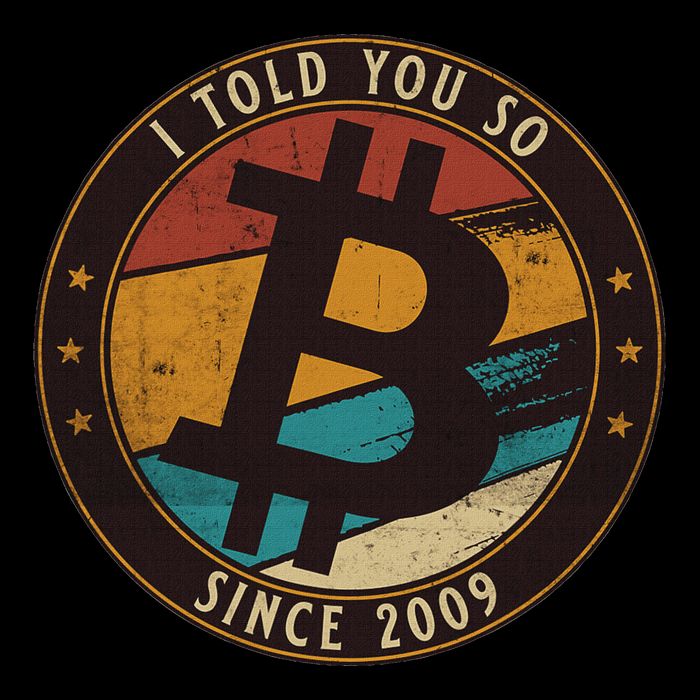 Bitcoin I Told You So Btc Crypto And Bitcoin Tall T-Shirt