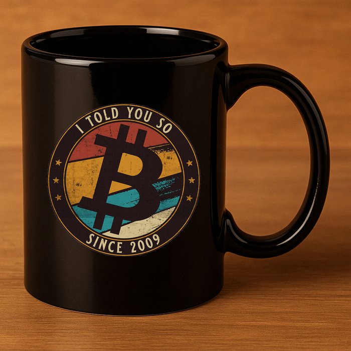 Bitcoin I Told You So Btc Crypto And Bitcoin 11oz C Handle Ceramic Mug