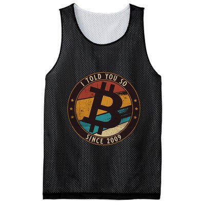 Bitcoin I Told You So Btc Crypto And Bitcoin Mesh Reversible Basketball Jersey Tank