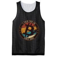 Bitcoin I Told You So Btc Crypto And Bitcoin Mesh Reversible Basketball Jersey Tank
