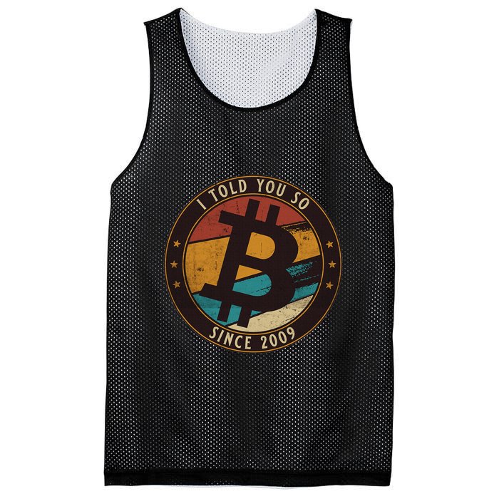 Bitcoin I Told You So Btc Crypto And Bitcoin Mesh Reversible Basketball Jersey Tank
