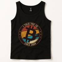 Bitcoin I Told You So Btc Crypto And Bitcoin Tank Top