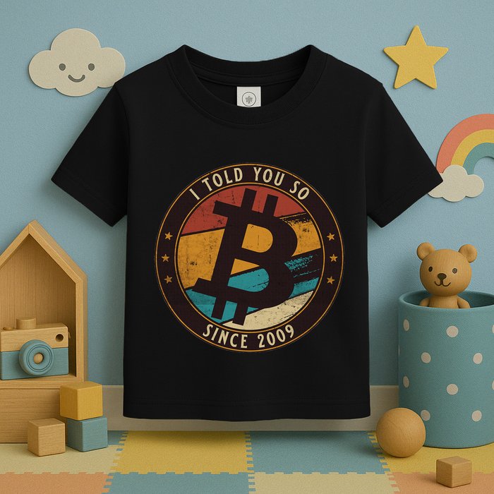 Bitcoin I Told You So Btc Crypto And Bitcoin Toddler T-Shirt