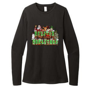 Believe In The Magic Of Christmas Miracle Christmas Tees Gift Womens CVC Long Sleeve Shirt