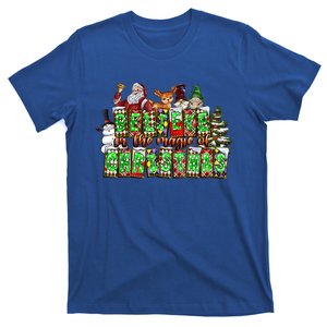 Believe In The Magic Of Christmas Miracle Christmas Tees Gift T-Shirt