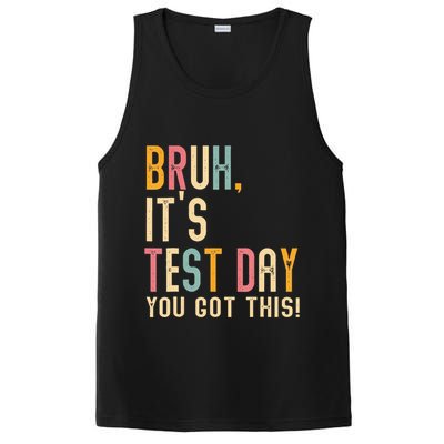 Bruh It’S Test Day You Got This Testing Day PosiCharge Competitor Tank