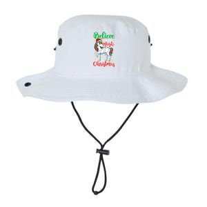 Believe In The Magic Of Christmas Unicorn Xmas Girl Meaningful Gift Legacy Cool Fit Booney Bucket Hat