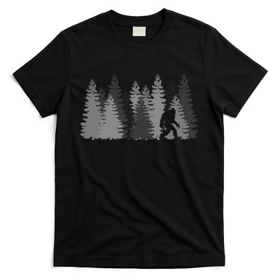 Bigfoot In The Forest Sasquatch Yeti T-Shirt