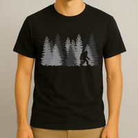 Bigfoot In The Forest Sasquatch Yeti T-Shirt