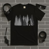 Bigfoot In The Forest Sasquatch Yeti T-Shirt