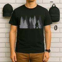 Bigfoot In The Forest Sasquatch Yeti T-Shirt