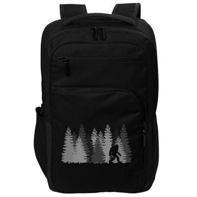 Bigfoot In The Forest Sasquatch Yeti Impact Tech Backpack