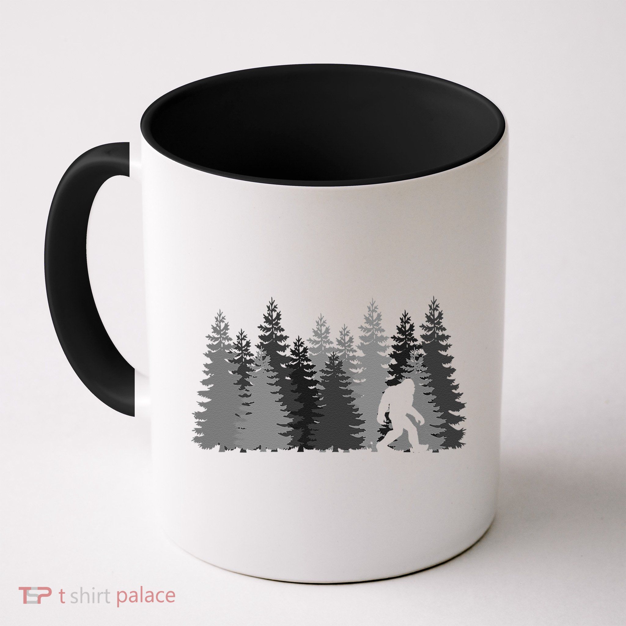Bigfoot In The Forest Sasquatch Yeti Mug