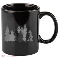 Bigfoot In The Forest Sasquatch Yeti 11oz C Handle Ceramic Mug