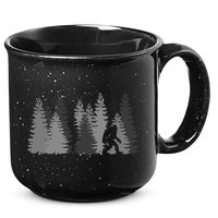 Bigfoot In The Forest Sasquatch Yeti 15oz Campfire Ceramic Mug