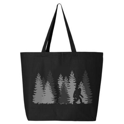 Bigfoot In The Forest Sasquatch Yeti 25L Jumbo Tote
