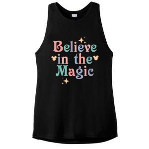 Believe In The Magic Ladies PosiCharge Tri-Blend Wicking Tank