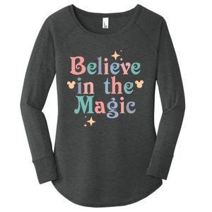 Believe In The Magic Women's Perfect Tri Tunic Long Sleeve Shirt