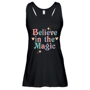 Believe In The Magic Ladies Essential Flowy Tank