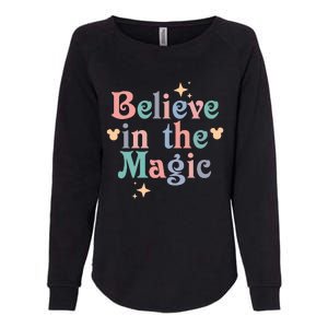 Believe In The Magic Womens California Wash Sweatshirt