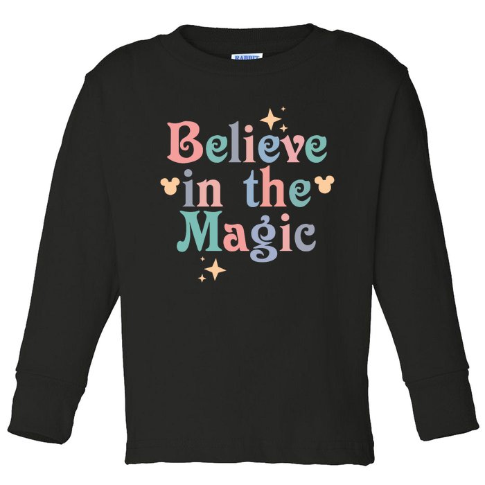 Believe In The Magic Toddler Long Sleeve Shirt