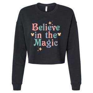 Believe In The Magic Cropped Pullover Crew