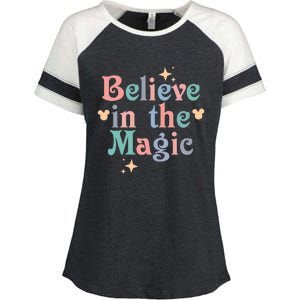 Believe In The Magic Enza Ladies Jersey Colorblock Tee