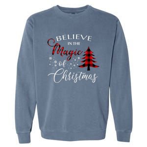 Believe In The Magic Of Christmas Gift Garment-Dyed Sweatshirt